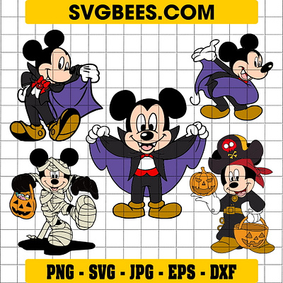 Mickey Mouse Halloween SVG mickey mouse halloween svg svgbees