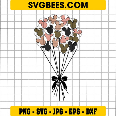 Mickey Mouse Balloon SVG mickey mouse balloon svg svgbees