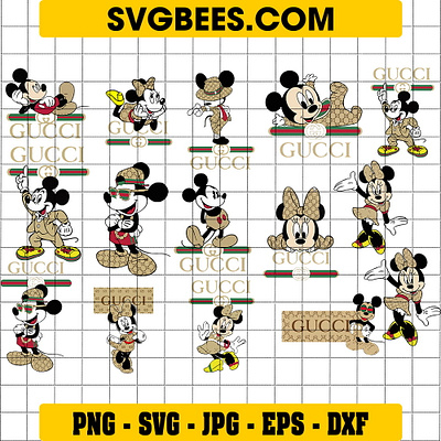 Gucci Mickey Mouse SVG gucci mickey mouse svg svgbees