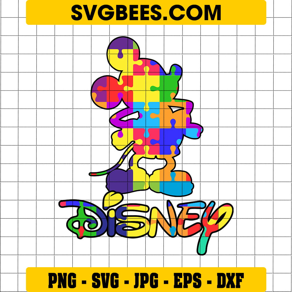 Disney Mickey Mouse With Sunglasses SVG and PNG - SVGbees