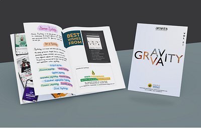 Magazine Design branding design graphic design gravity gsfc illustration magazine designn mockup vector