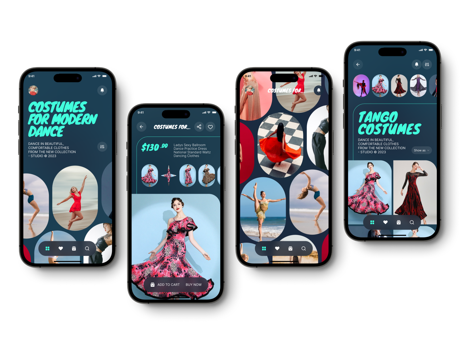 Магазин одежды для танцев by Андрей on Dribbble