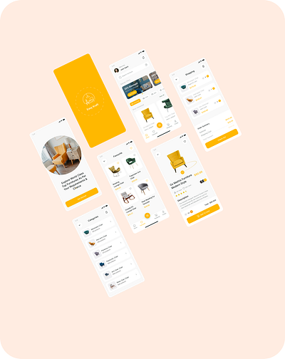 EAY KRAFT -ONLINE FURNITURE PURCHASE APP-BRANDING- branding ui