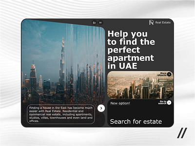 Real Estate App (Desktop) apartment app branding design flat house illustration logo online purrweb real estate search uae ui ux