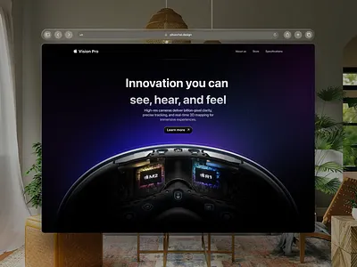 Spatial UI - Apple Vision Pro UI apple apple vision pro product design spatial ui ui vietnam web design