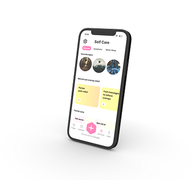 Selfcare app mimic mockup app branding design illustration mpbile app selfcare ui ux