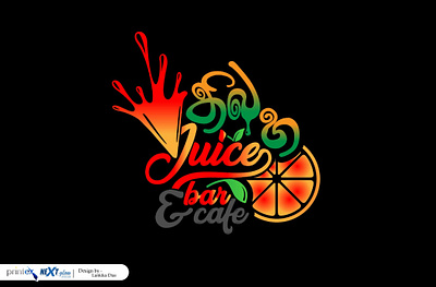 තිබහ Juice Bar and Cafe Logo and Outputs graphic design logo