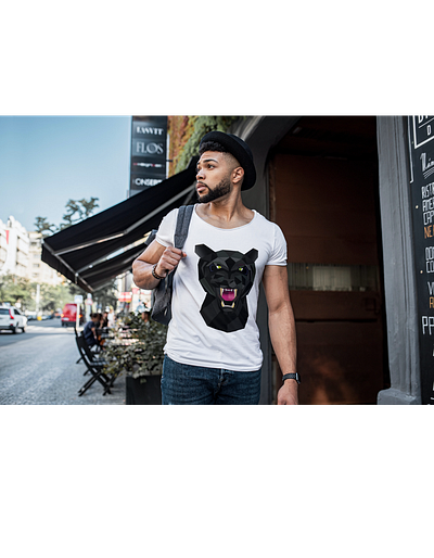 Black Panter - Tshirt Design black panter branding design graphic design illustration mockup t shirt design vector