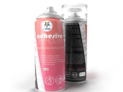 Spray Can Packaging Label 4 adobe illustrator animation branding creativity design graphic design illustration label logo packaging design product design spray can design vector