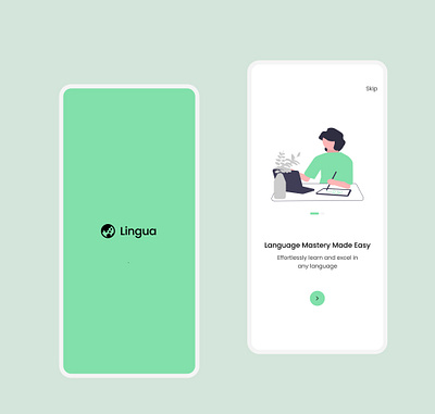 Splash and Onboarding screen design figma uidesign illustration ui ux