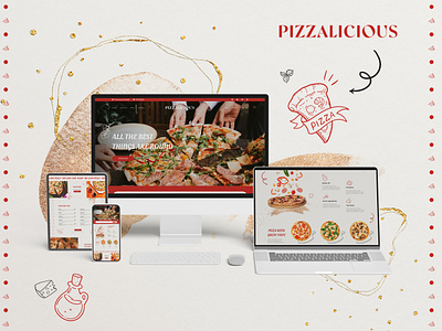 PIZZALICIOUS - Fast food - Website creative agency creative website fast food fast food landing page fast food website fast food website design figma landing page shopify shopify themes template monster ui ux design ux trends website website create website design website design company websited evelopment wordpress web design