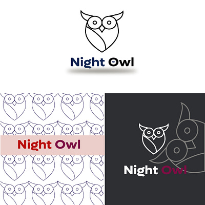 Concept : NightOwl branding graphic design logo new logo