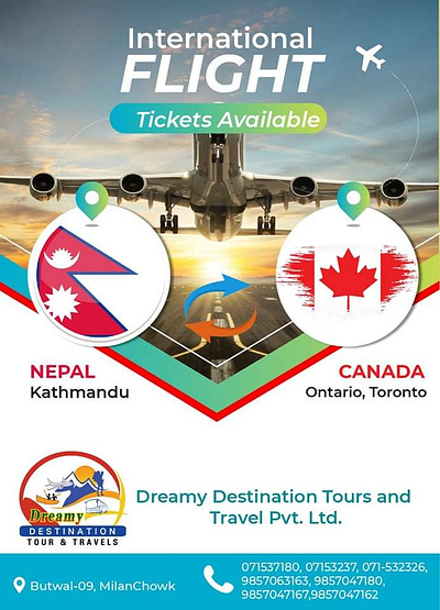 Travel Flight Branding | Social Media Post Design | airline branding design digital marketing graphic design illustration ticket travel