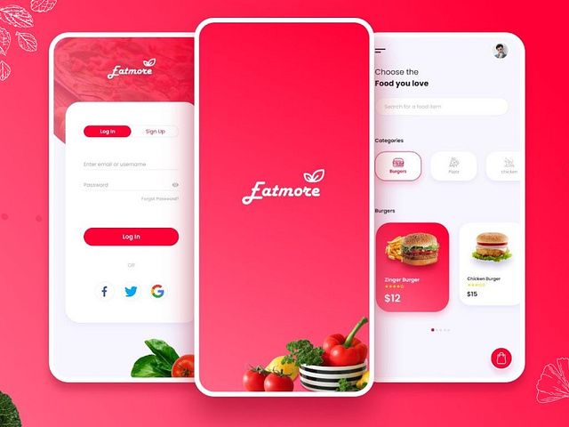 Fast Food App designs, themes, templates and downloadable graphic ...