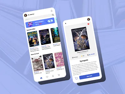 Bookstore App Design app book bookstore design ecommerce ui ux web