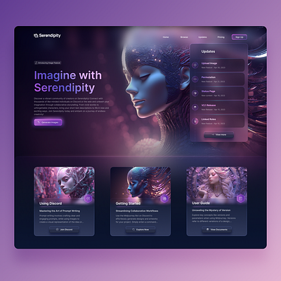 Landing Page Dark Mode 3d animation branding design design app graphic design illustration illustrator logo motion graphics ui ui ux uidesign uiux