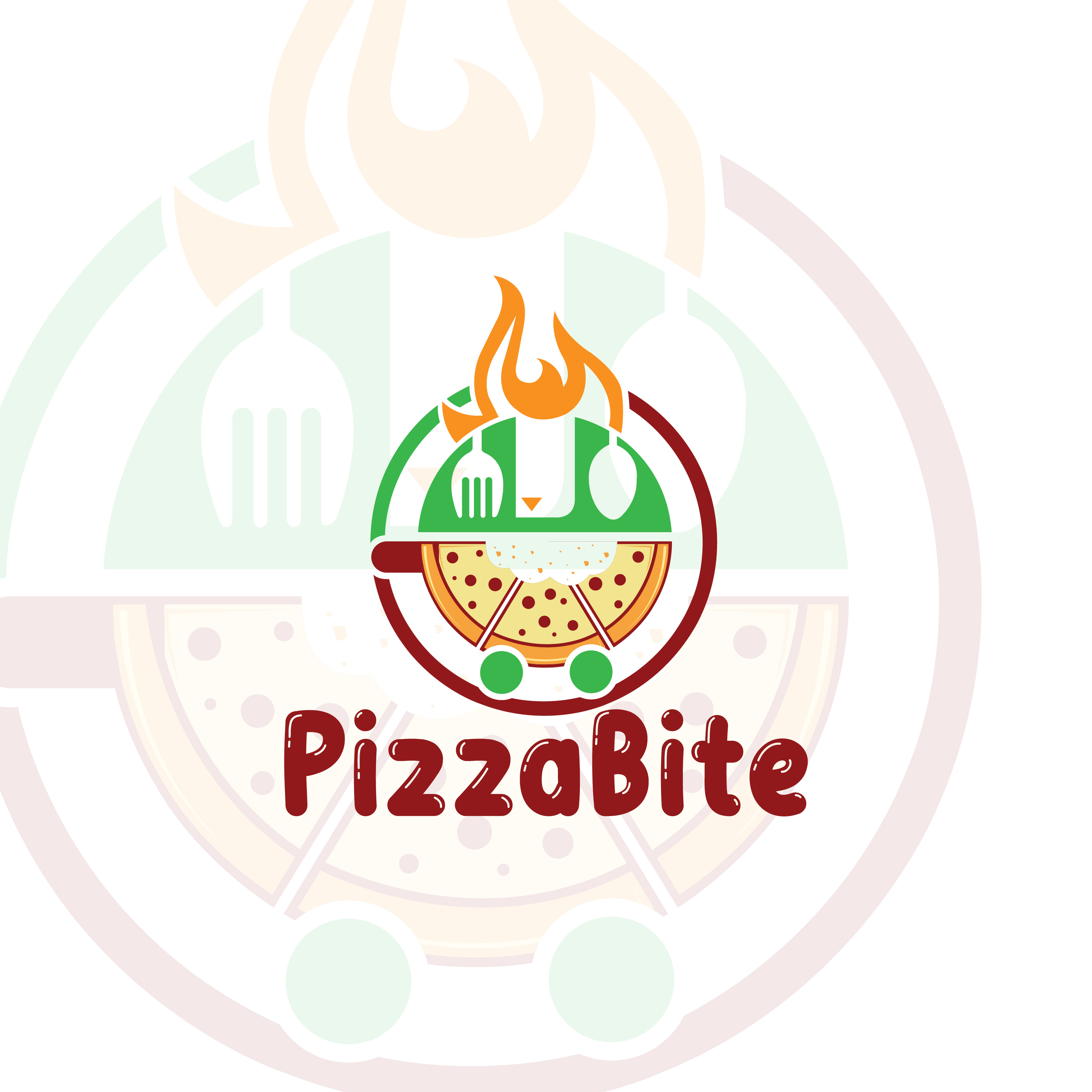 Pizza Bite Restaurant Logo by Farhatul Islam on Dribbble