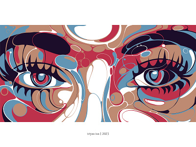 Eye colorful cover curve digitalillustration eye illustration unique unique style vector vectorart