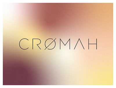 Cromah Cosmetics Brand Logo Design aesthetics beauty brand design brand identity branding cosmetic cosmetics cromah gradient logo logo design logotype makeup modern skin care skincare typeface typography ui woman