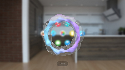 Apple Vision Pro Loader - Mixed Reality 3d animation app apple ar design loader mixed reality pro ui ux vision vr