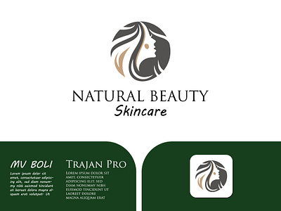 Beauty Women Skin Care Logo branding creative design graphic design logo logos modern logo vector