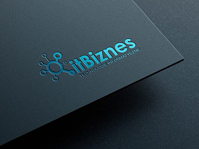 Logo for itBiznes from Pabianice branding design graphic design logo typography vector