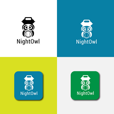 Nightowl logo brand identity designconcept graphic design logoconcept simplelogo