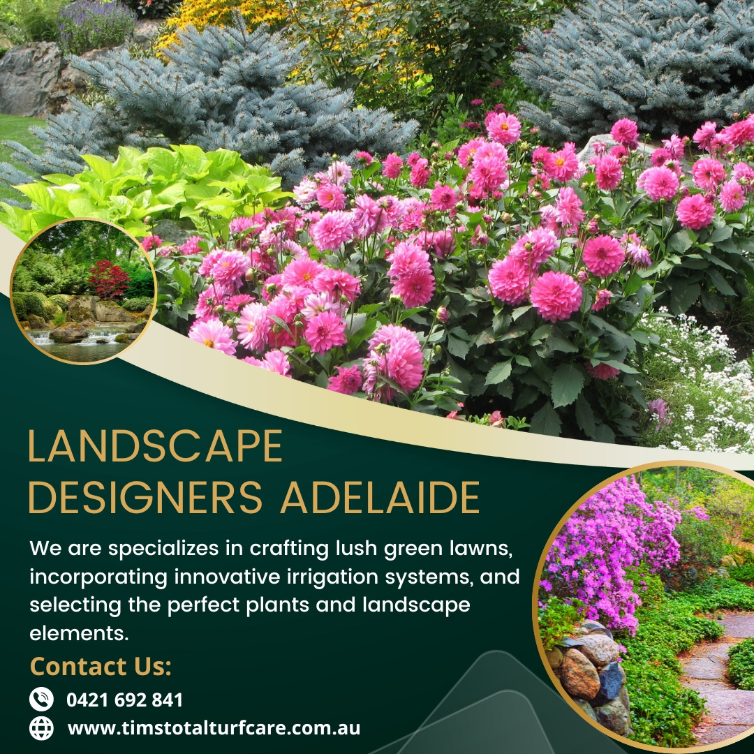 Landscape Designers Adelaide by Tims Total Turf Care on Dribbble