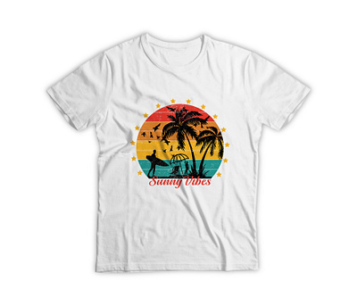 Summer t-shirt design branding design graphic design graphic t shirt illustration logo logo design minimalist logo t shirt design