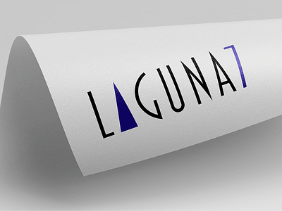 Logo for Laguna 7 - carpet laundry from Pabianice brandidentity branding graphic design logo logo desing typography