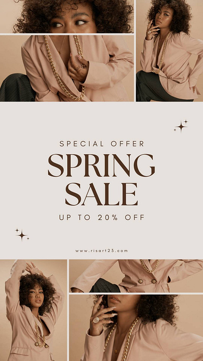 Special Offer Spring Sale portrait