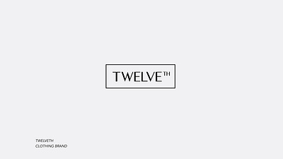 Twelveth Logo branding design graphic design icon logo typography vector