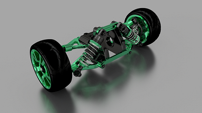 Suspension Car 3d 3d design autodesk design illustration inventor rendering