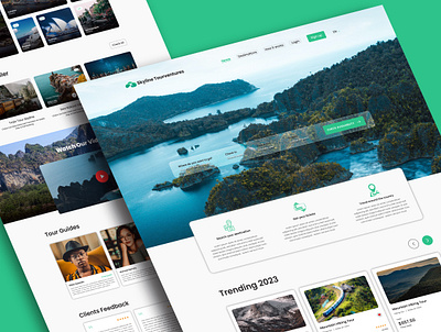 Tour Landing Page Design