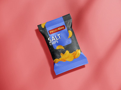 Packaging for salt chips branding design graphic design