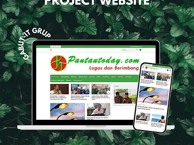 News site www.pantautoday.com branding design graphic design illustration ui website