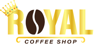 Royal coffee shop logo branding design graphic design illustration logo