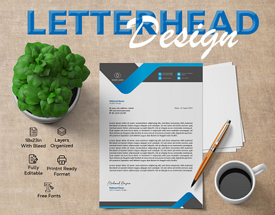 LETTERHEAD DESIGN free letterhead template word
