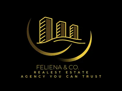 Feliena estate logo project branding canva graphic design logo