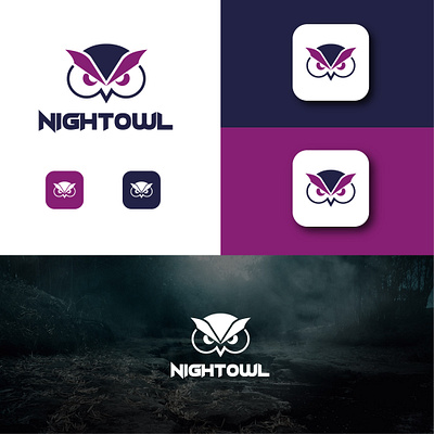 NightOwl - Logo Design (Unused ) best best logo brand idendity branding design graphic design graphicaim grilled logo logo folio vect plus