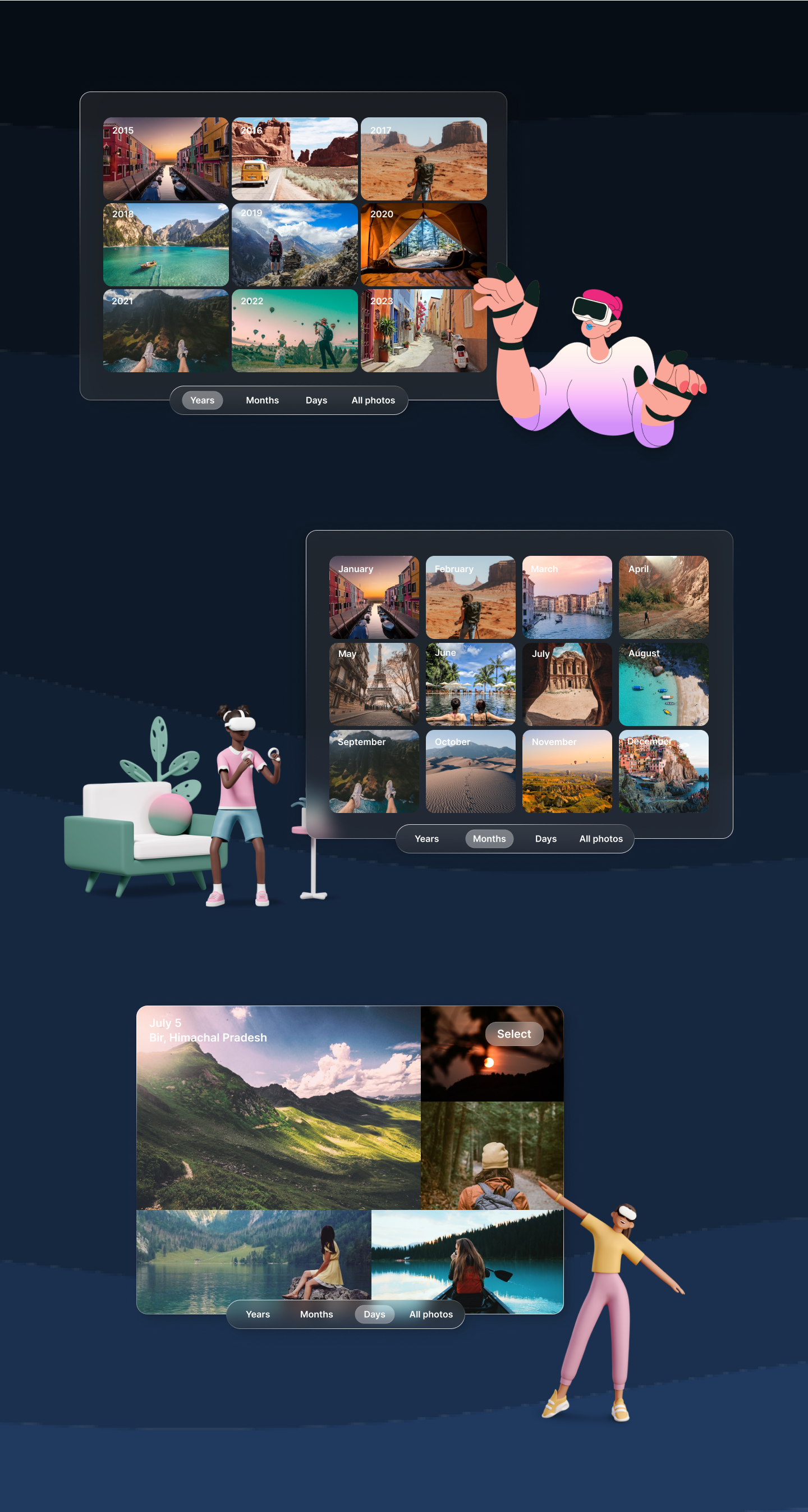 Apple's Vision Pro Cards Animation 🥽 animation apple applevisionpro design figma figmadesign project prototyping spatialui technology ui uidesign uidesigner uiux userinterface visionpro