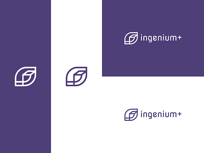 Ingenium+ Branding branding design graphic design illustration logo