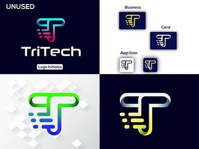 TriTech - Logo Design, T letter Tech Logo (Unused ) app icon best logo brand identity branding graphic design icon initial letter t logo logo design modern logo monogram monogram logo t letter t tech logo tech logo vect plus