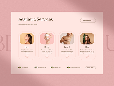 Elixr Web Design Service Section beauty cosmetic elementor graphic design minimal ui ui design uiux website