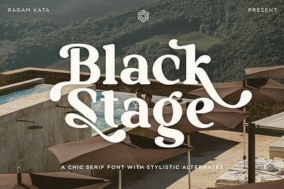 Black Stage - Retro Serif Font beauty branding classic decorative design display elegant fashion font graphic design header logo magazine product retro serif ui ux vintage