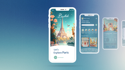 Travel App design graphic design illustration landing store ui vector