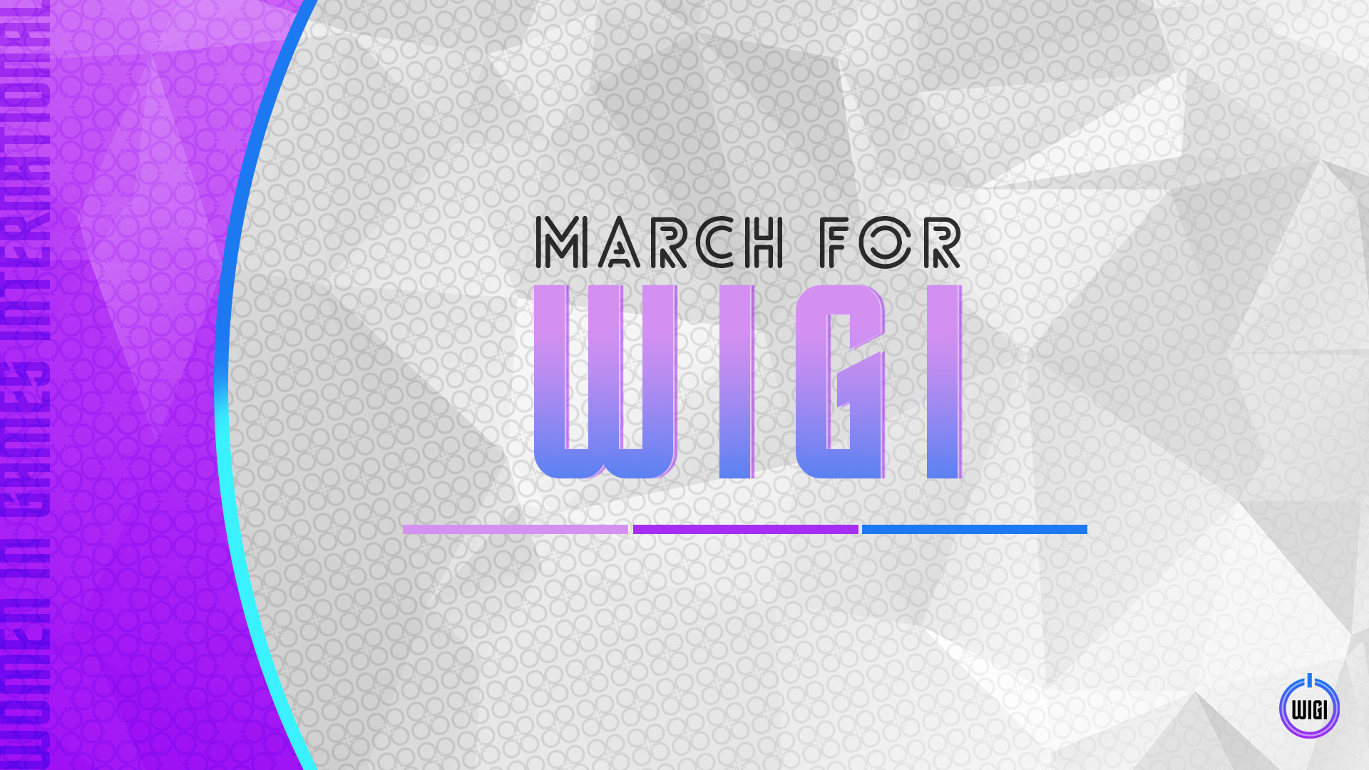 WomenInGamesInternational (WIGI) - Stream Transition animation brand identity branding design graphic design logo motion graphics