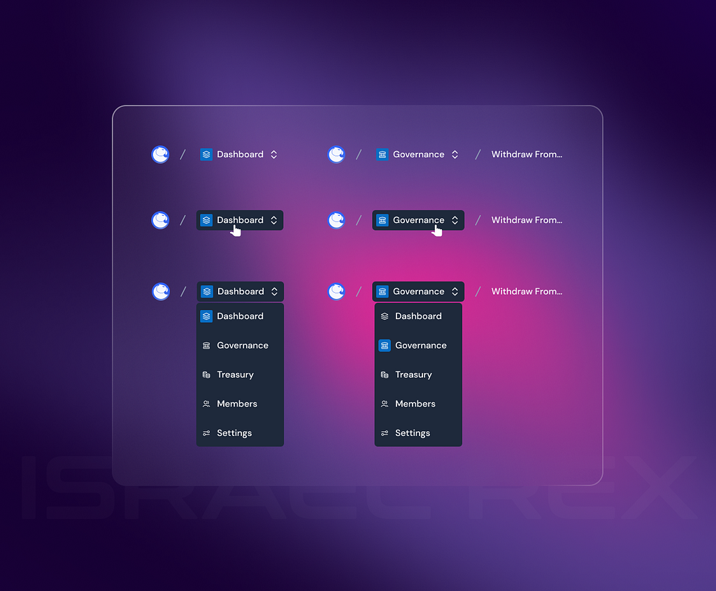 Breadcrumb Navigation by Israel Rex on Dribbble