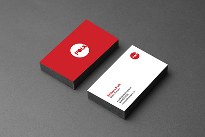 Polk Designs Business Card branding graphic design logo