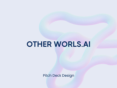 Other Worlds.AI Pitch Deck ai ar deck design layout metaverse milastones pitch powerpoint presentation slide startup template timeline vr
